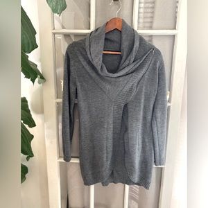 NY & Company Asymmetrical Zip Sweater